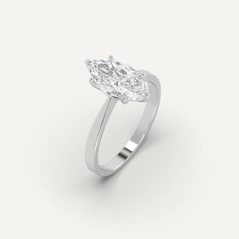 2 carat Marquise Cut Diamond Ring