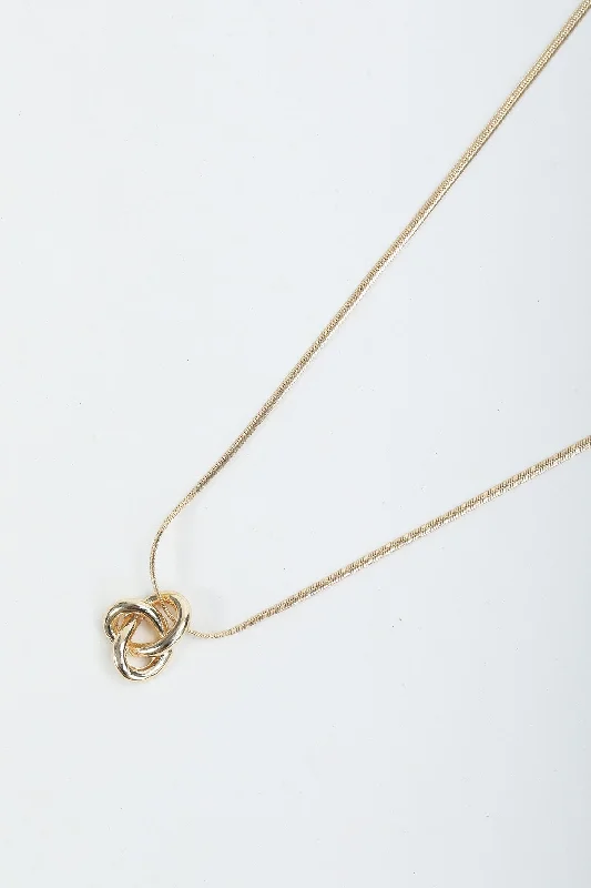 Gold Knot Necklace