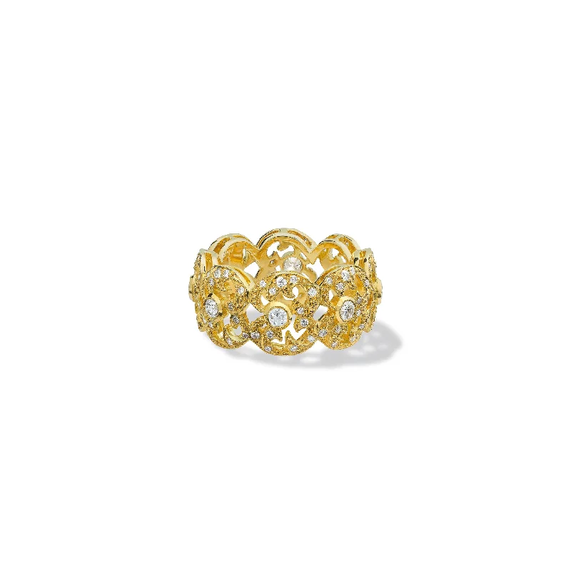 Topkapi Two Ring 18ct Yellow Gold - Diamond