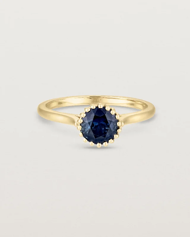 Meroë Round Solitaire | Australian Sapphire