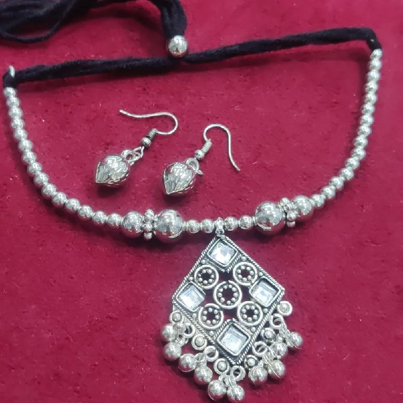 Manisha Jewellery Oxidised Plated Necklace Set