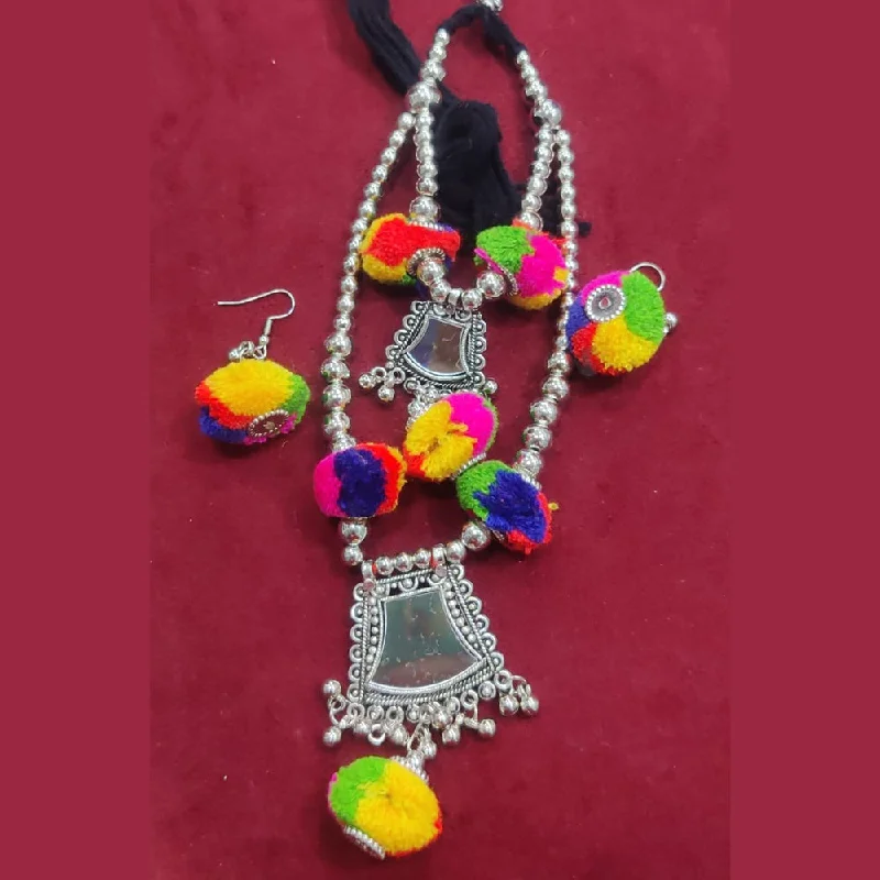 Manisha Jewellery Oxidised Plated Necklace Set