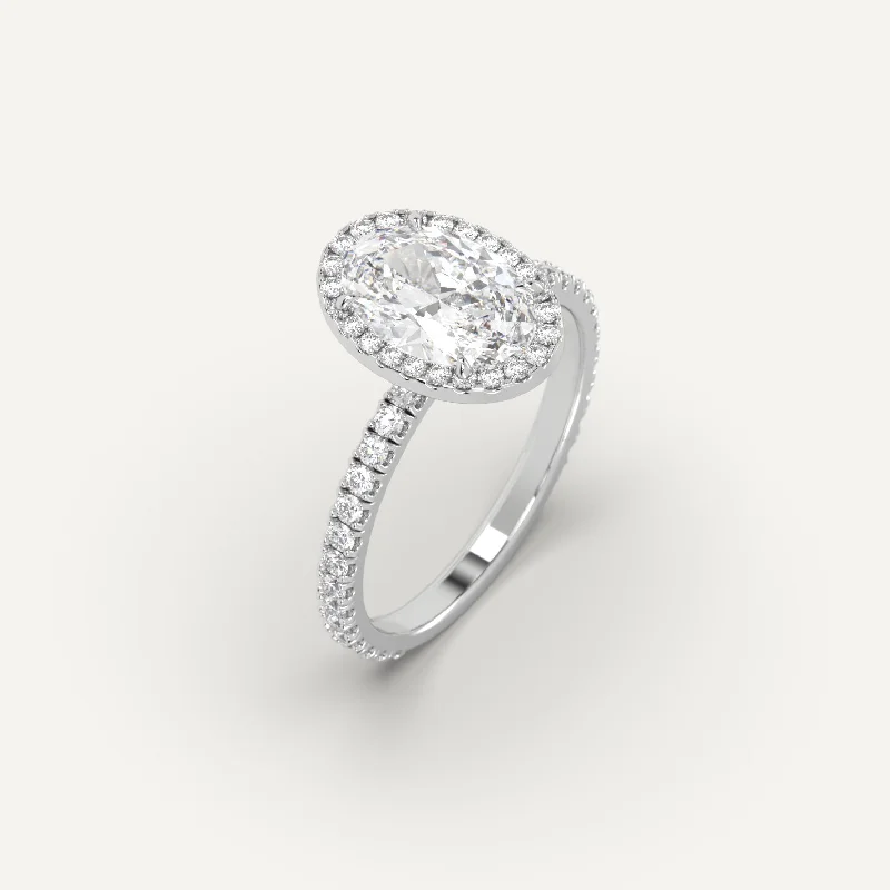 2 carat Oval Cut Diamond Ring