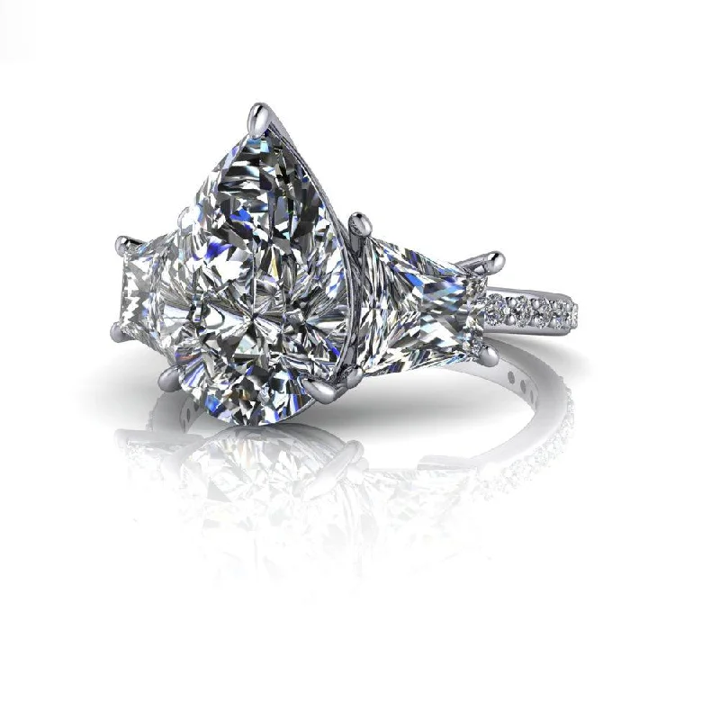 Lena No. 1 Moissanite Ring