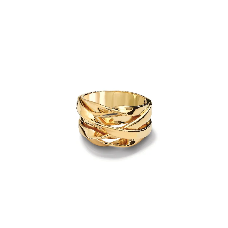 Tagliatelle Ring Yellow Gold