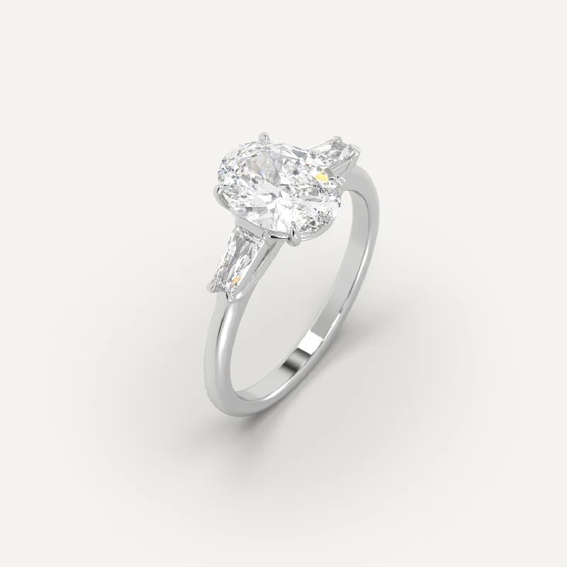 2 carat Oval Cut Diamond Ring