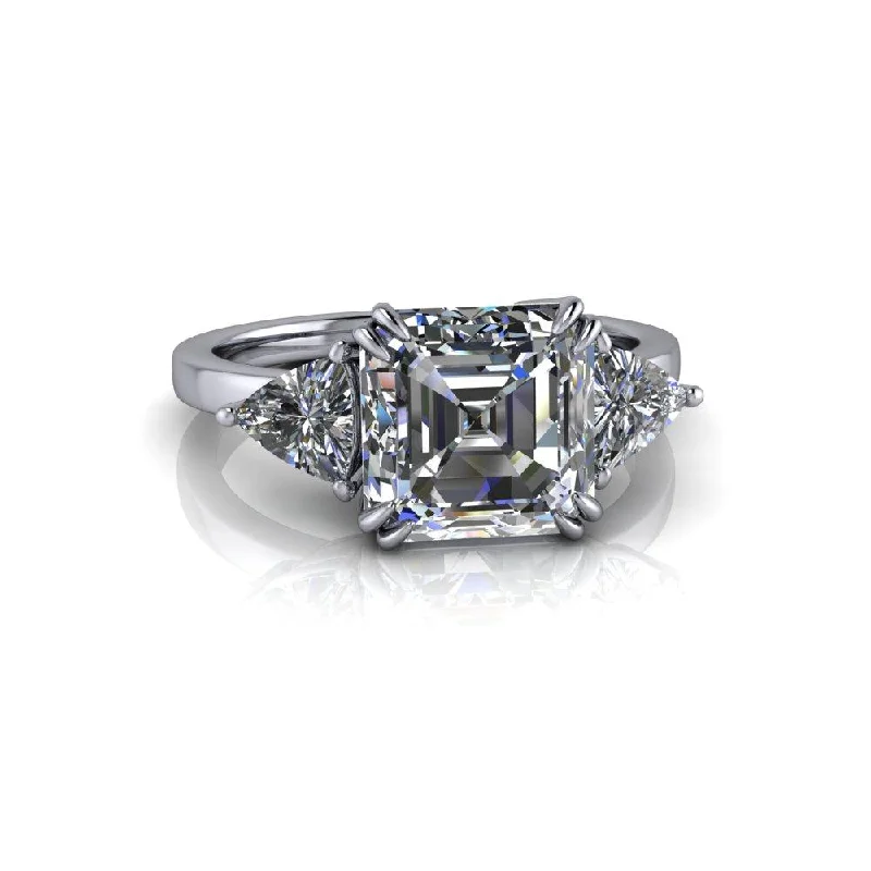 Mari No. 3 Moissanite Ring