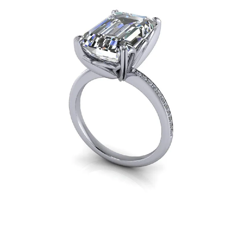 14 kt white gold