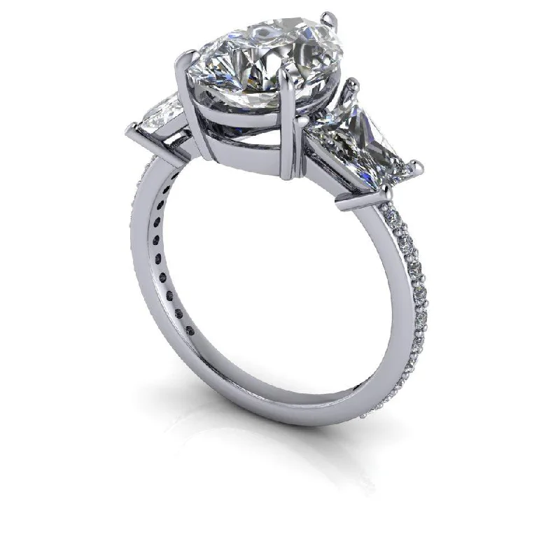 14 kt white gold