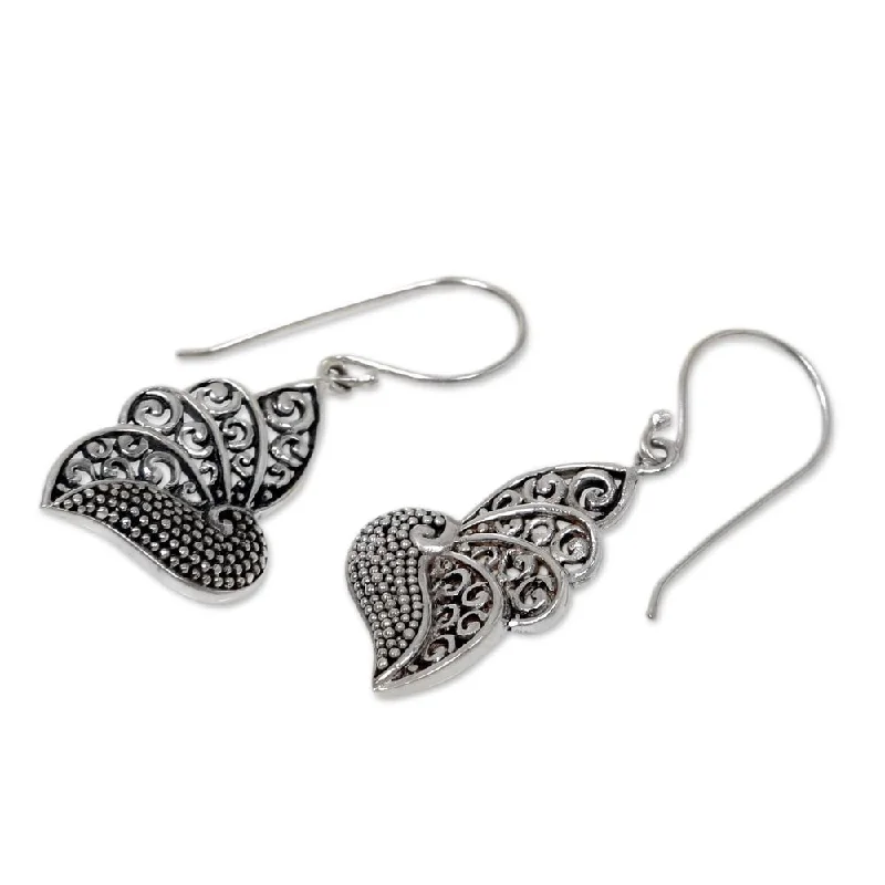 Handmade Sterling Silver 'Timeless Soul' Earrings (Indonesia)