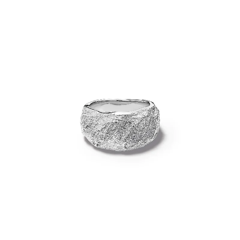 Baguette de Pain Ring Silver